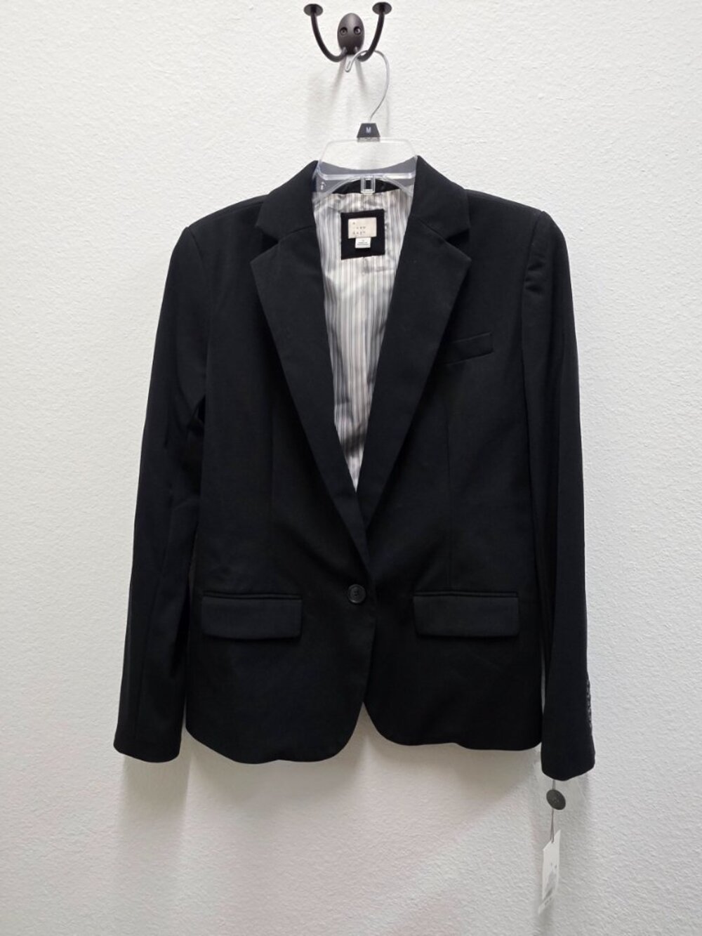 Elegant Black - Single Button Close - Women's a new day Blazer NWT Sz 6